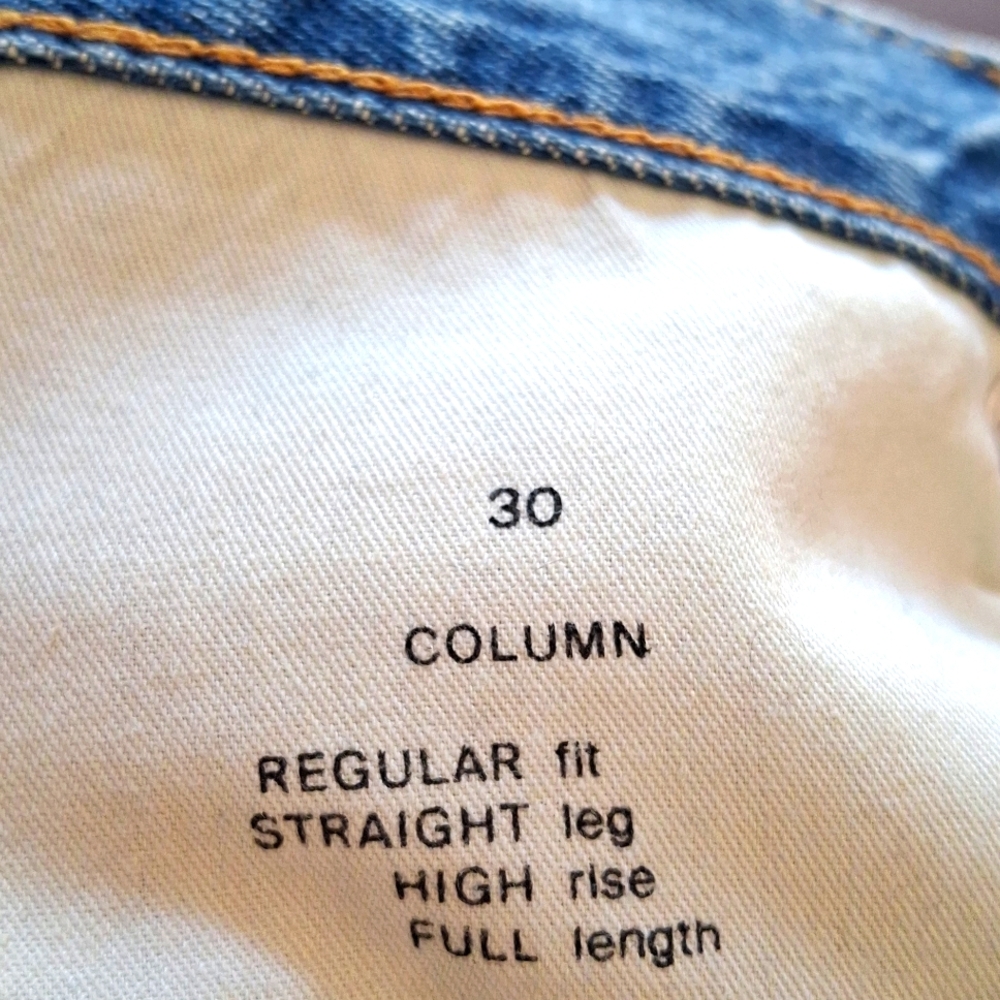 COS Column Jeans Light Blue Wash LIKE NEW! - Picture 15 of 16